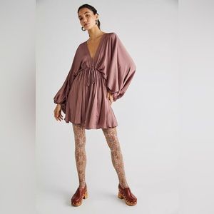 BNWT L Free People Arzel Mini Dress